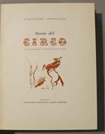 Storia del circo con illustrazioni e disegni dell'autore. Copia autografata