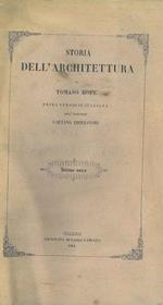 Storia dell'architettura di Tomaso Hope. Prima versione italiana dell'ingegnere Gaetano Imperatori