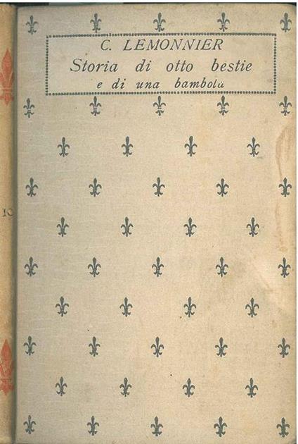 Storia di otto bestie e di una bambola. Fregi di D. Cambellotti - Camille Lemonnier - copertina