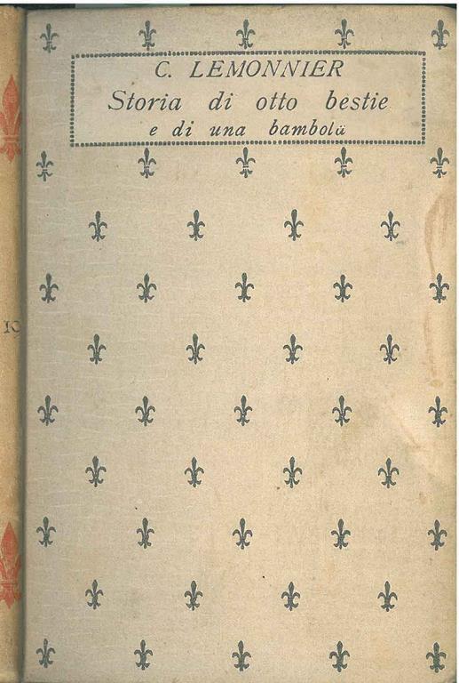 Storia di otto bestie e di una bambola. Fregi di D. Cambellotti - Camille Lemonnier - copertina