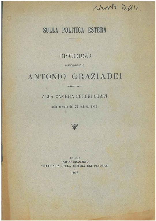 STUDIO BIBLIOGRAFICO ORFEO LIBRERIA ANTIQUARIA S.A.S.