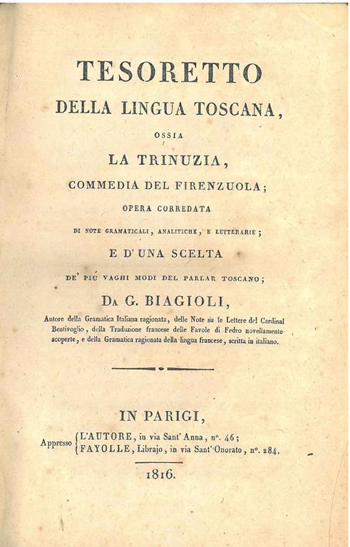 STUDIO BIBLIOGRAFICO ORFEO LIBRERIA ANTIQUARIA S.A.S.