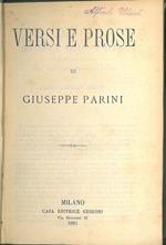 Versi e prose di Giuseppe Parini