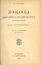 Zoologia descrittiva e comparativa ad uso dei ginnasi secondo i programmi ministeriali. Volume II: Invertebrati