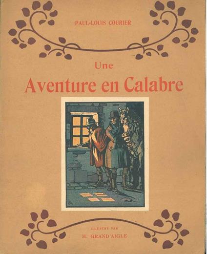 Une aventure en Calabre - Paul-Louis Courier - copertina