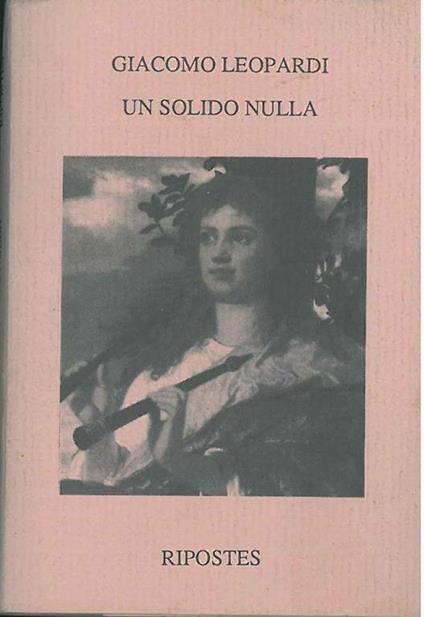 Un solido nulla - Giacomo Leopardi - copertina