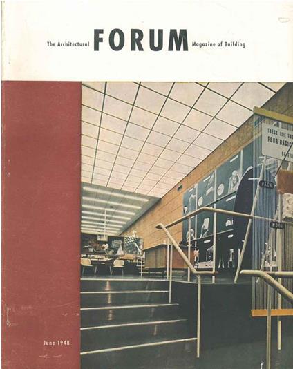 The Architectural forum. Magazine of building. Volume n. 88, June 1948 - copertina