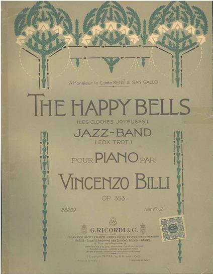 The Happy bells (Les cloches joyeuses). Jazz Band - Vincenzo Billi - copertina