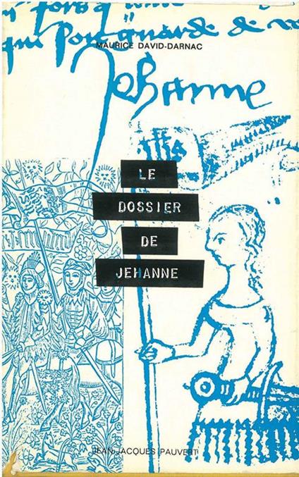 Le dossier de Jehanne - Maurice David-Darnac - copertina