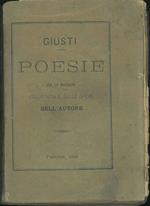 Le poesie di Giuseppe Giusti con un discorso sulla vita e sulle opere dell'autore