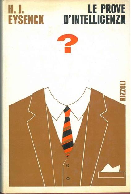 Le prove d'intelligenza - H. J. Eysenck - copertina