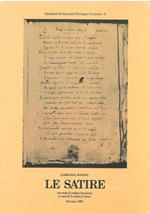 Le satire secondo il codice ferrarese. A cura di L. Capra. Quaderni del giornale filologico ferrarese