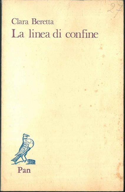 La linea di confine - Claudio Beretta - copertina