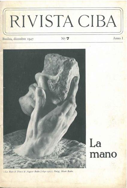 La mano. Rivista Ciba - copertina