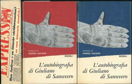 L' autobiografia di Giuliano di Sansevero - Andrea Giovene - copertina
