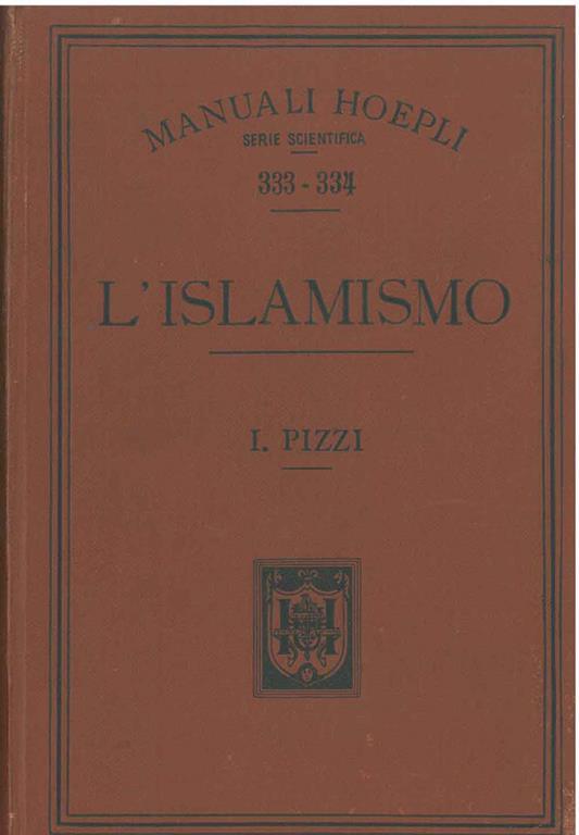 L' islamismo - Italo Pizzi - copertina