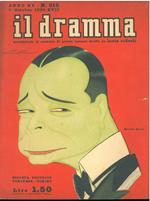 Il dramma: quindicinale di commedie di grande successo. 1939, n. 315 In copertina una caricatura a colori di Za cover with a colored caricature of Za