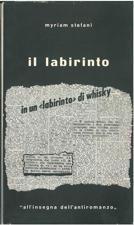 Il labirinto. Antiromanzo - Myriam Stefani - copertina
