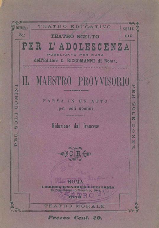 STUDIO BIBLIOGRAFICO ORFEO LIBRERIA ANTIQUARIA S.A.S.