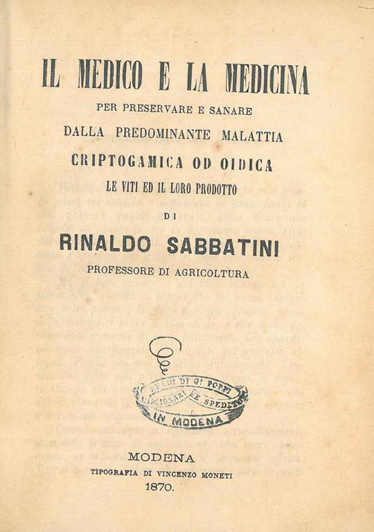 STUDIO BIBLIOGRAFICO ORFEO LIBRERIA ANTIQUARIA S.A.S.