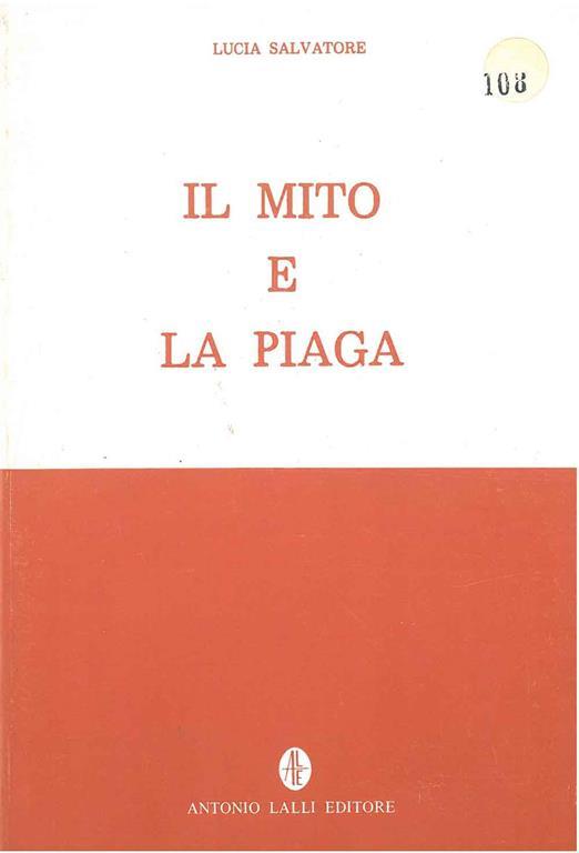 Il mito e la piaga - Lucia Salvatore - copertina
