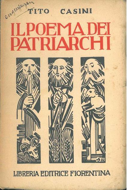 Il poema dei patriarchi - Tito Casini - copertina