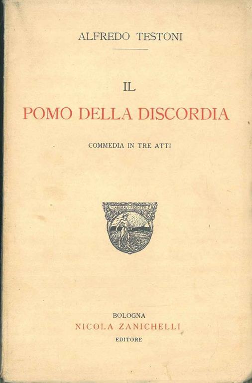 Il pomo della discordia - Alfredo Testoni - copertina