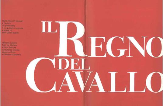 Il regno del cavallo - Hans Heinrich Isenbart - copertina