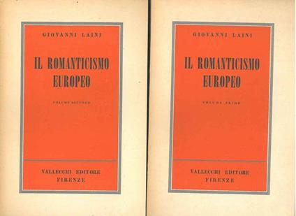 Il romanticismo europeo - Giovanni Laini - copertina