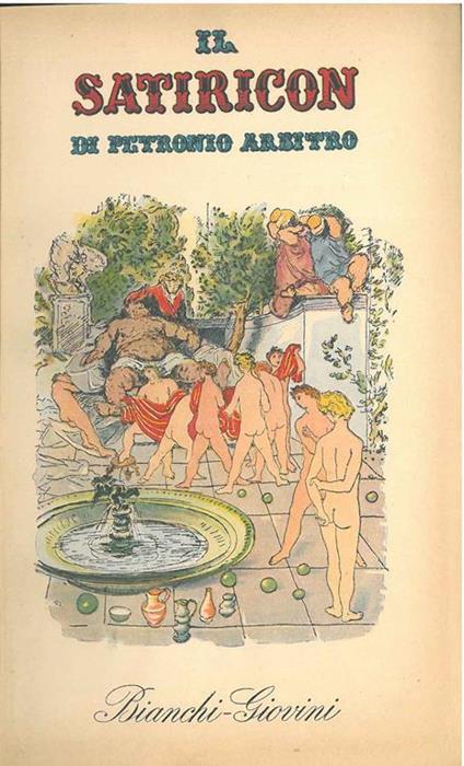 Il Satiricon - Arbitro Petronio - copertina