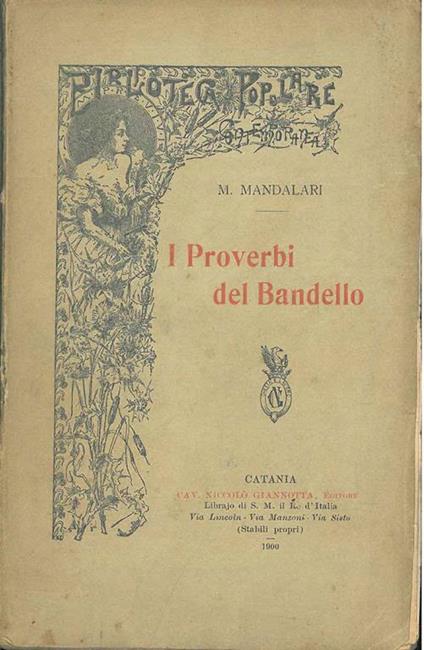 I proverbi del Bandello - Mario Mandalari - copertina