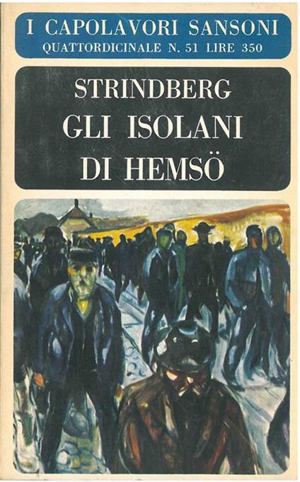 Gli isolani di Hemso - August Strindberg - copertina