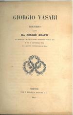 Giorgio Vasari. Discorso... all'imperiale e reale accademia fiorentina di belle arti il dì 16 settembre 1855 nella solenne distribuzione de' premi