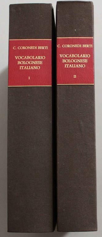 Vocabolario Bolognese italiano - Carolina Coronedi Berti - copertina