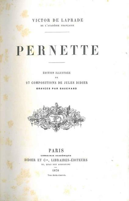 Pernette - copertina