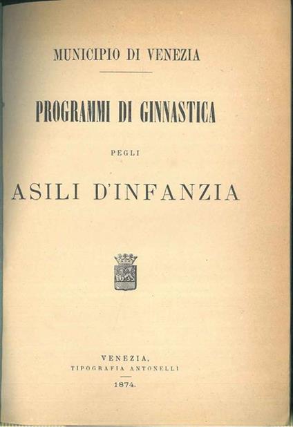 Programmi di ginnastica pegli asili d'infanzia - copertina