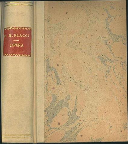 Q. Horatii Flacci opera a cura di F. Ramorino - copertina
