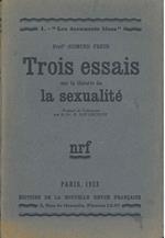 Trois essais sur la théorie de la sexualité. Edizione originale francese