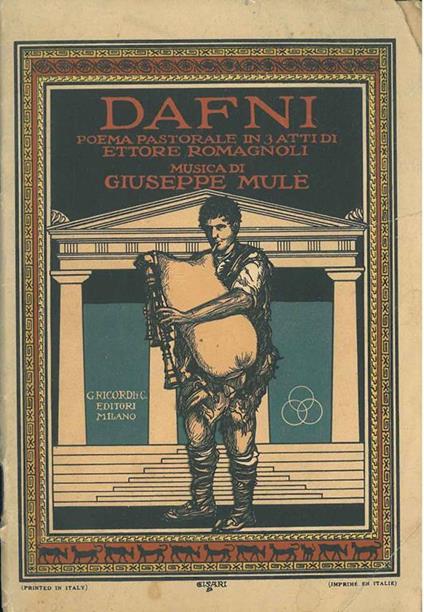 Dafni Cop. e fregi di Cisari - Ettore Romagnoli - copertina