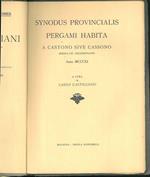 Arcidiocesi di Milano Synodus provincialis Pergami habita a Castono sive Cassono Mediolani archiepiscopo 1311. Rerum italicarum scriptores