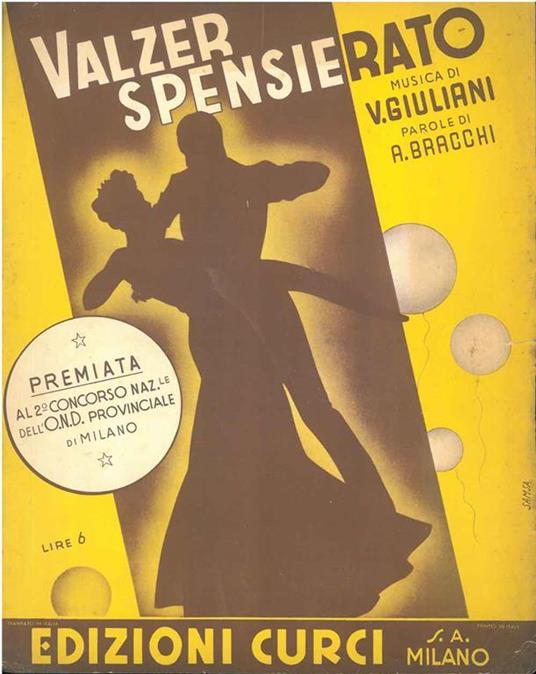 Valzer spensierato - Vittorio Giuliani - copertina