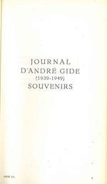 Journal 1939-1949. Souvenirs
