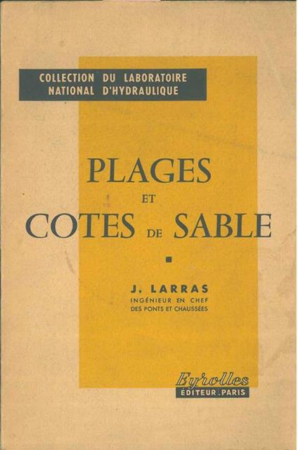 Plages et cotes de sable - J. Larras - copertina