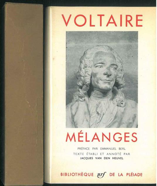 Mélanges. Préface par E. Bert - Voltaire - copertina