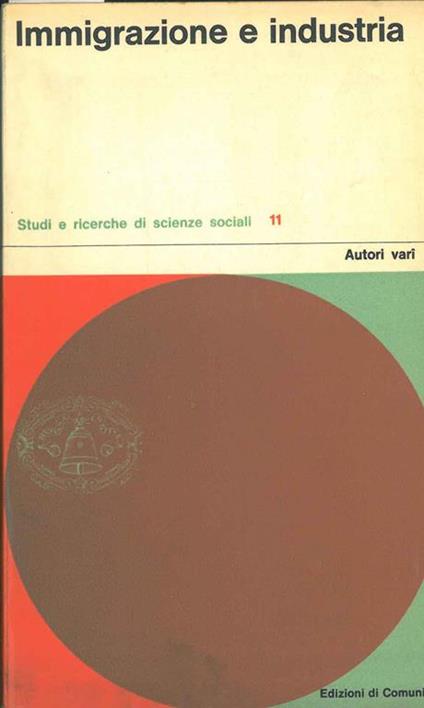 Immigrazione e industria - copertina