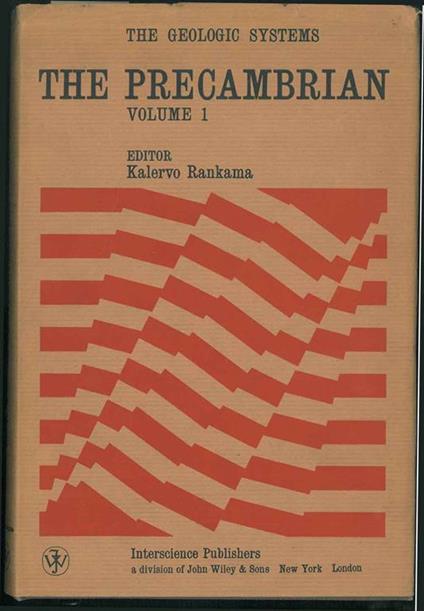 The Precambrian - Kalervo Rankama - copertina