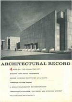 Architectural Record, n.4, April 1965. Building Types study: Apartmens. Finnish technical institute by Alvar Aalto