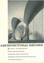 Architectural Record, n. 2, February 1965. Building Types study: Hospitals. Architectural details: Walter Gropius