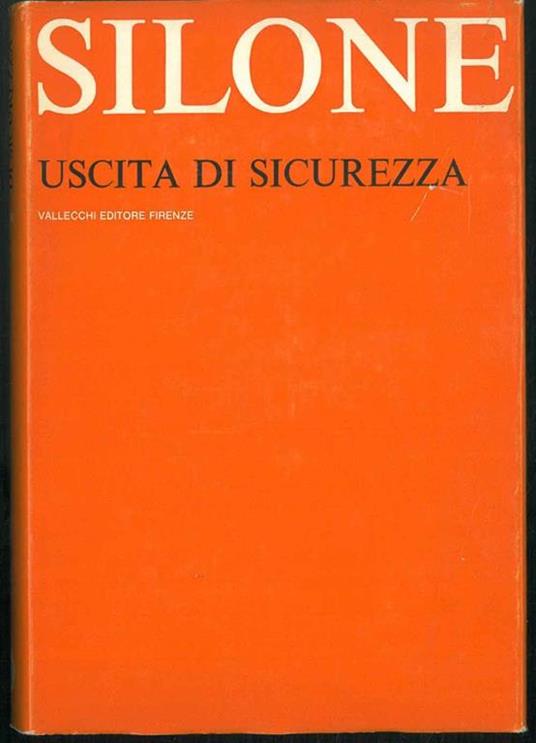 Uscita di sicurezza - Ignazio Silone - copertina