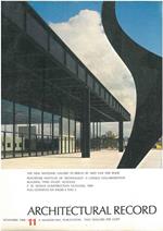 Architectural Record, n.11, November 1968. Building types study: Schools